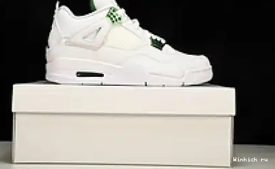 Green Retro 4 Jordan Metallic 0701